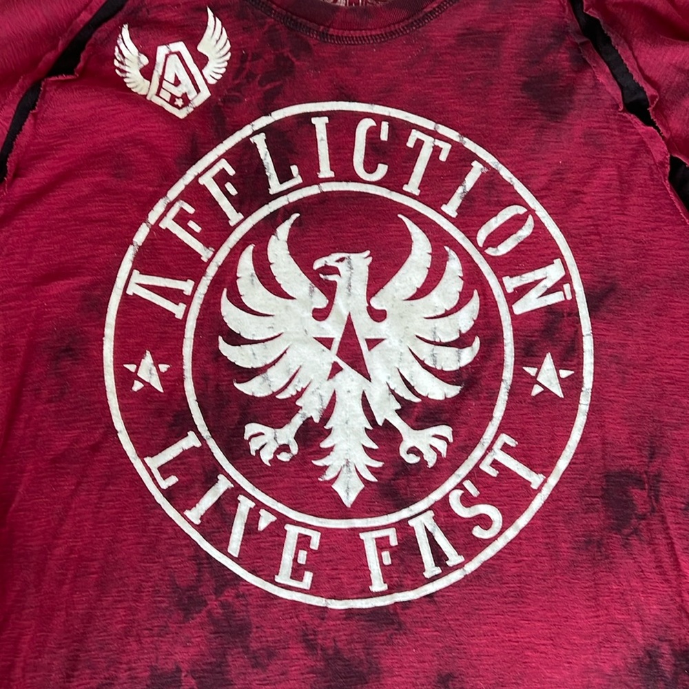 Men’s long sleeve Affliction T shirt XXL in excellent condition